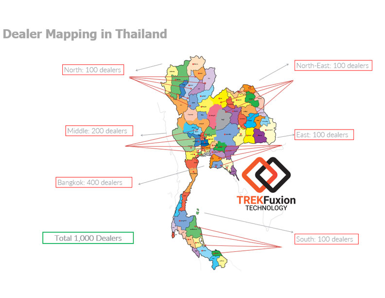 Dealer Mapping in Thailand